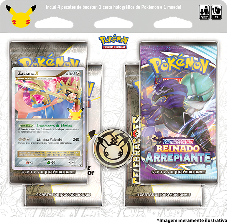 Box Celebrações Charizard V Do Lance Cartas Pokemon Original