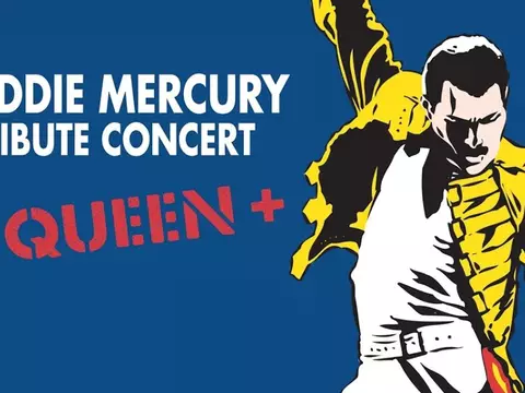Arte oficial do tributo ao Freddie Mercury/Queen