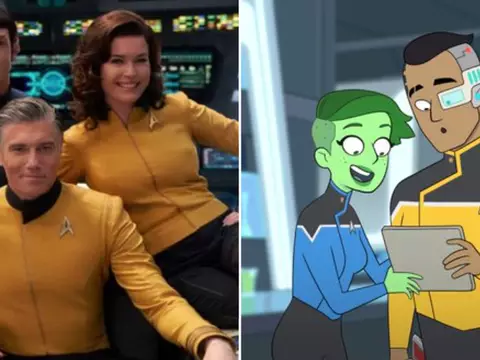 Star Trek: Strange New Worlds e Star Trek: Lower Decks (Paramount/Divulgação)