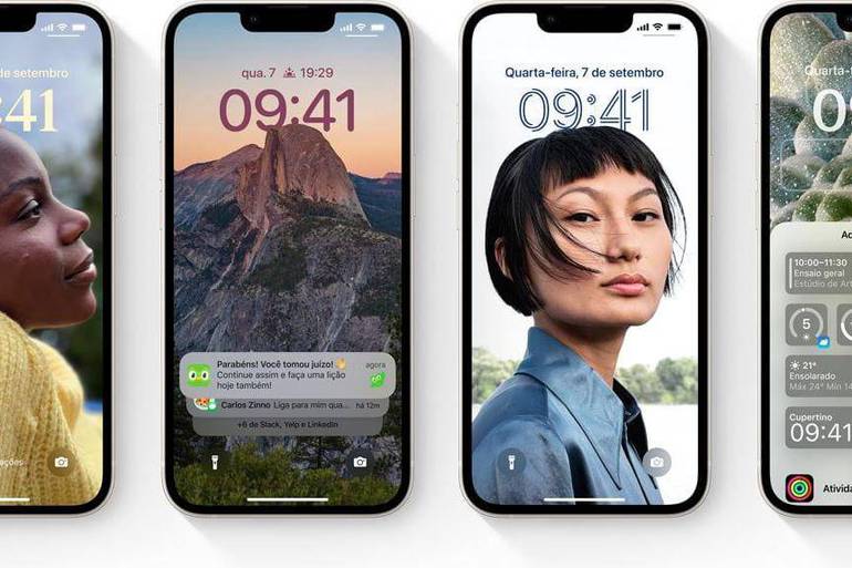 imagens de divulgação do ios 16