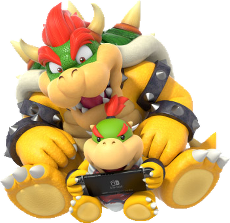 Imagem de Bowser Jr. e Bowser