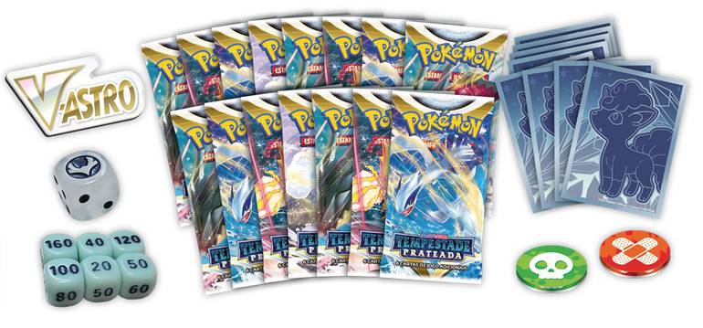 pokémon trading card game tcg nova expansão estampas ilustradas espada e escudo tempestade prateada