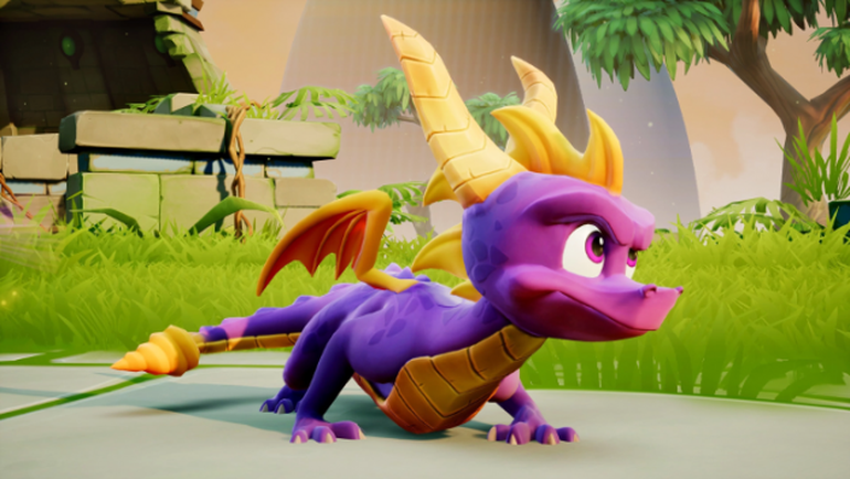 Retrospectiva Animada Tema Spyro ( Dragão Roxo ) Game