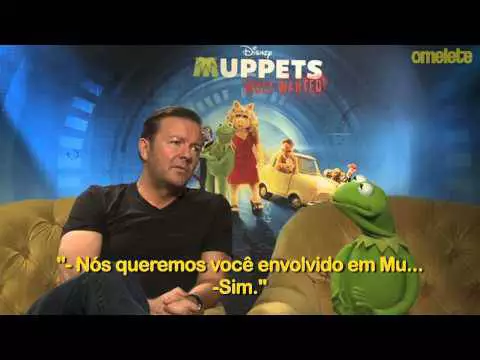 Muppets 2: Procurados e Amados | Omelete Entrevista Ricky Gervais e Constantine