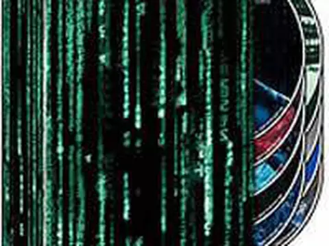 Detalhes sobre a caixa especial da <i>Trilogia Matrix</i>