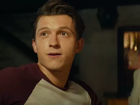 Tom Holland e Pilou Asbaek em Uncharted (Sony Pictures/Reprodução)