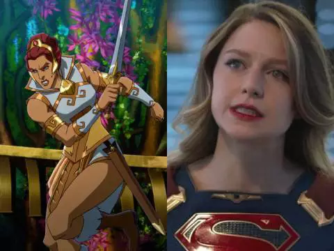 Montagem com Teela e Melissa Benoist 