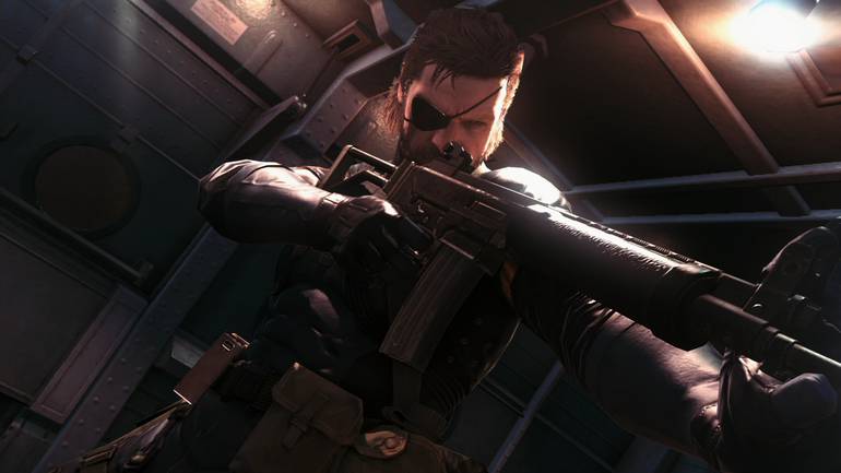 Tela de Metal Gear Solid V: Ground Zeroes.