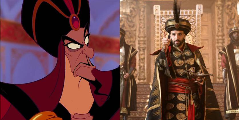 Aladdin | Compare o visual dos personagens na animação e no live-action