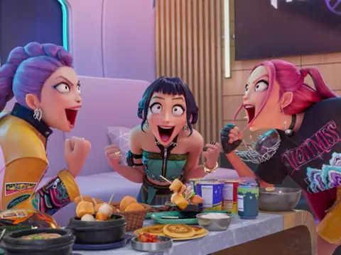 Guerreiras do Kpop gravam vídeo especial de Natal para a NFL na Netflix