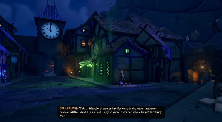 imagem de gameplay de Sea of Thieves: The Legend of Monkey Island