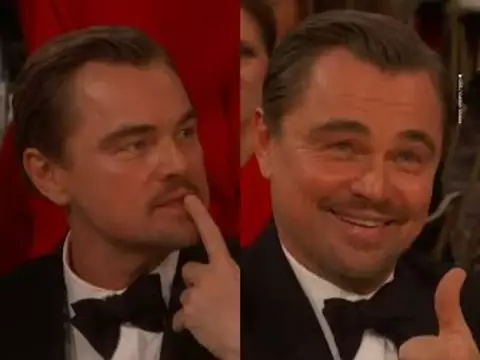 Com quem Leonardo DiCaprio estava falando no Globo de Ouro? Descubra