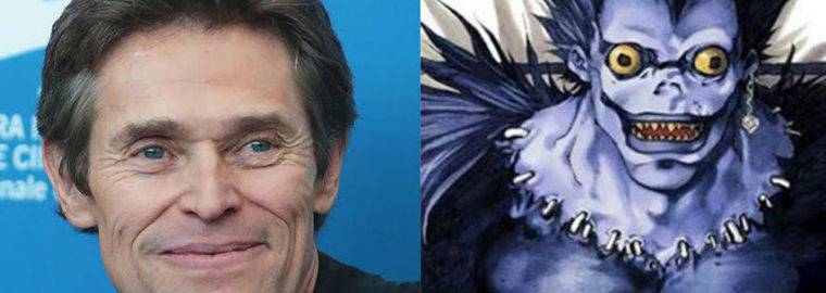 Death Note  Willem Dafoe fará a voz do Shinigami Ryuk em filme da