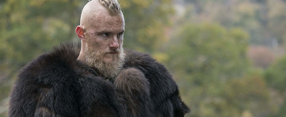 Alexander Ludwig como Bjorn na 5ª temporada de Vikings