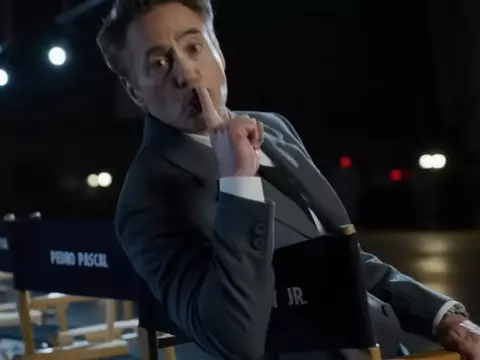 Foto de Robert Downey Jr., um dos apresentadores do Oscar 2026/Reprodução