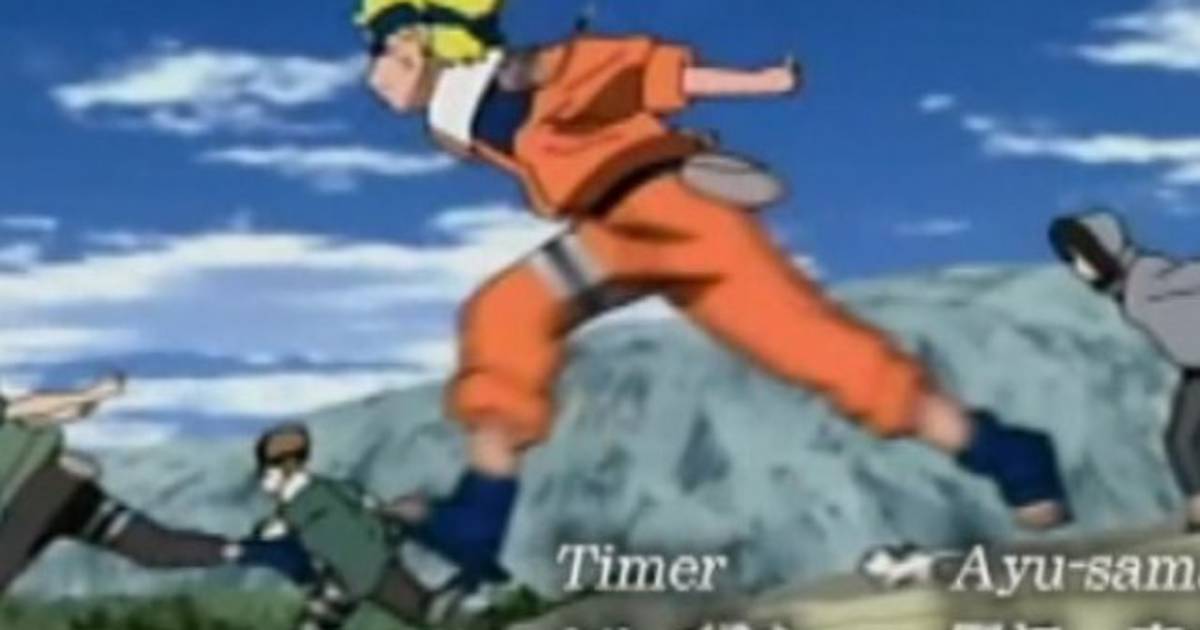 POR QUE O NARUTO CORRE COM OS BRAÇOS PARA TRÁS? 