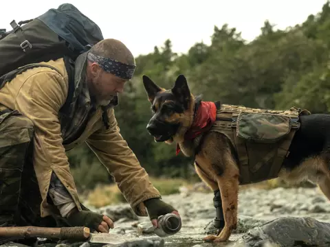 El corazón de la bestia | Brad Pitt protege a su perro en un terreno hostil y nos deja sin aliento