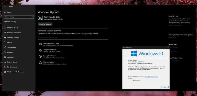 Adiar atualizações no Windows 10