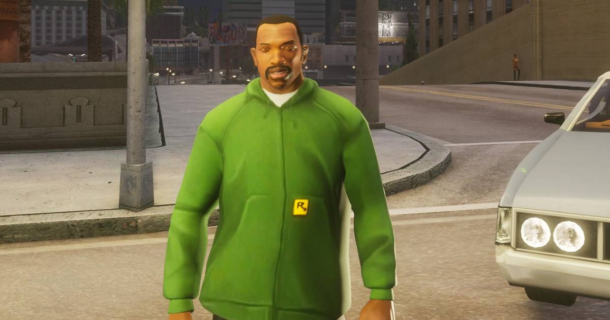 GTA San Andreas PS4 - CJ na Academia, FIQUEI MONSTRÃO 