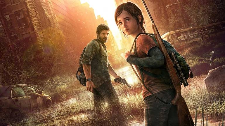 Joel e Ellie no primeiro The Last of Us.