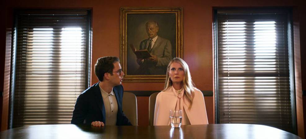 Ben Platt e Gwyneth Paltrow em cena de The Politician