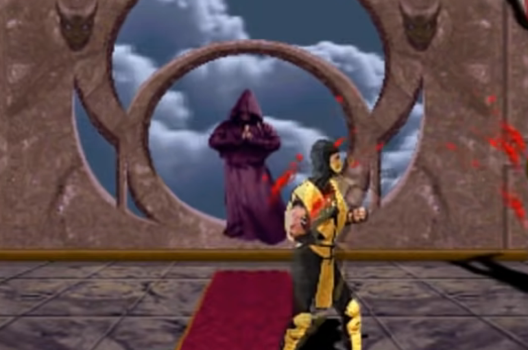 Sacerdote assiste à luta de Scorpion.