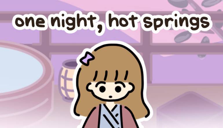 One night, hot springs