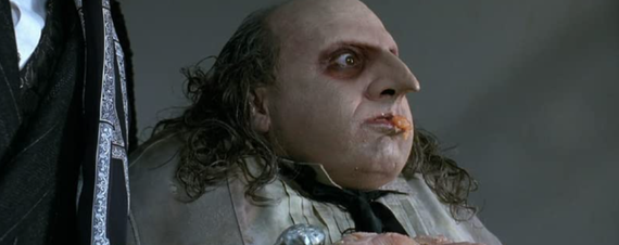 Danny Devito Penguin Eating Fish