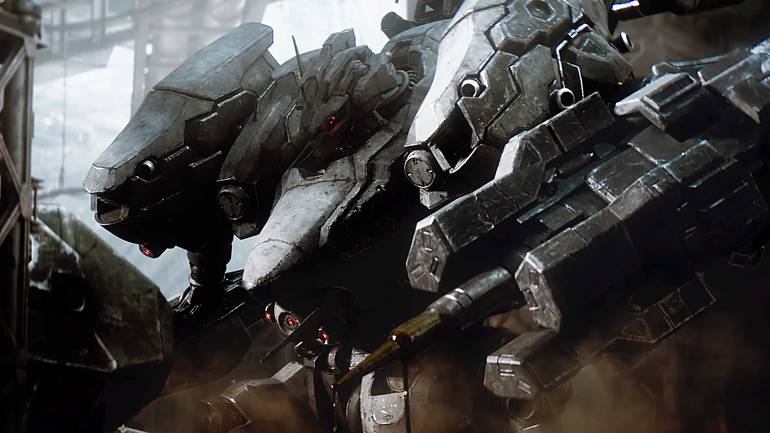 BATALHA DE ROBÔ GIGANTE EM Armored Core VI Fires of Rubicon, o