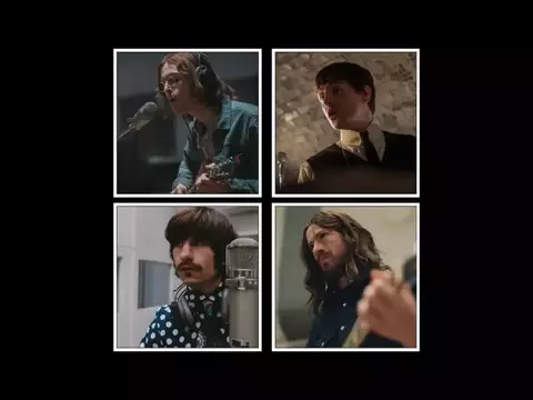 The Beatles | Imagens do set mostram Paul McCartney e George Harrison