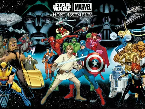 Star Wars e Marvel | Crossover ganha arte incrível de Luke Skywalker e Homem-Aranha feita por Alex Ross; veja