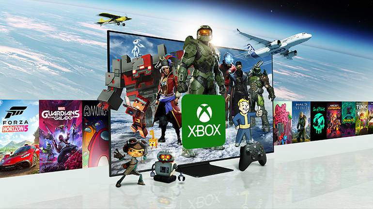 Imagem mostra banner de divulgação do Xbox Cloud