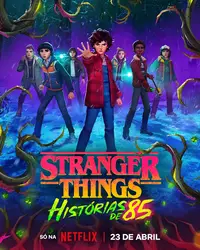 Corte do pôster de Stranger Things: Histórias de 85