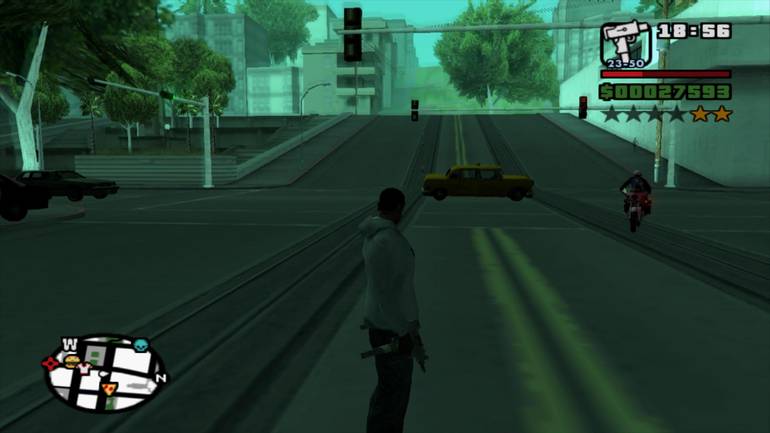 Jogando GTA san Andreas no Android!!!! 