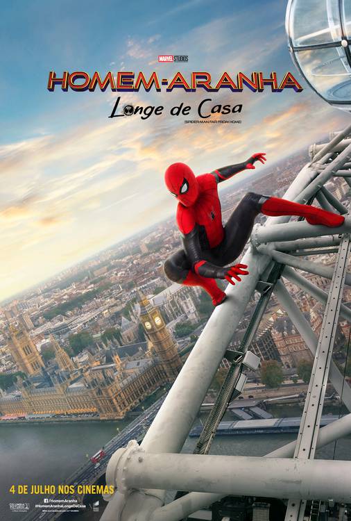 Homem-Aranha: Longe de Casa  Tom Holland divulga novos cartazes do filme