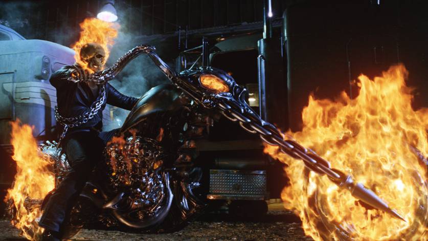 Veja a moto infernal do filme <i>Motoqueiro Fantasma</i>
