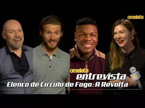 Elenco de Círculo de Fogo: A Revolta | Omelete Entrevista