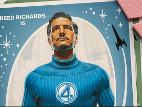 Quarteto Fantástico ganha balde de pipoca com Pedro Pascal esticado
