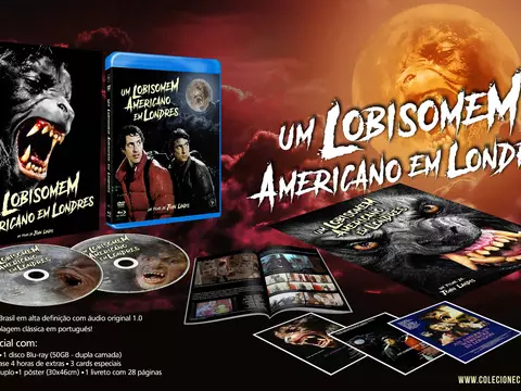 Edição especial de Um Lobisomem Americano em Londres, pela Obras-Primas do Cinema