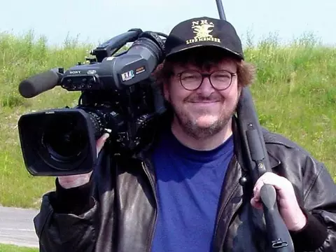 O diretor Michael Moore (Divulgação)