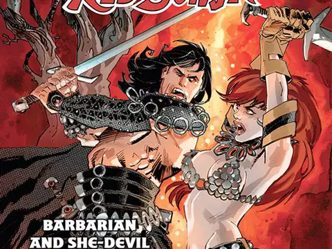 Conan/Red Sonja | Veja a prévia da primeira edição do crossover entre Conan e Red Sonja