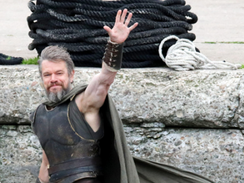A Odisseia | Fotos do set revelam Tom Holland, Zendaya e Matt Damon