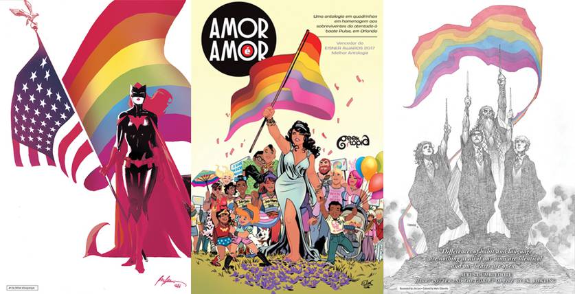 Amor é Amor, uma coletânea de histórias criada pela DC Comics e IDW para arrecadar fundos aos sobreviventes do massacre na boate Pulse, em Orlando.