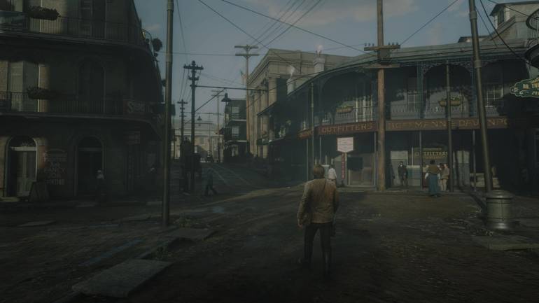 Arthur Morgan em Saint Denis.