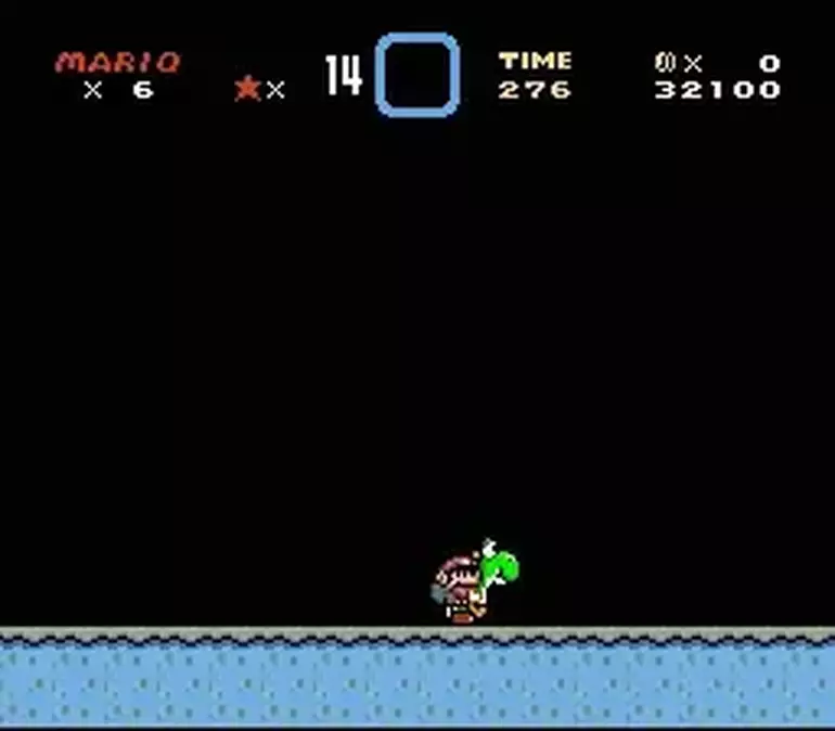 Imagem da creepypasta de Super Mario World