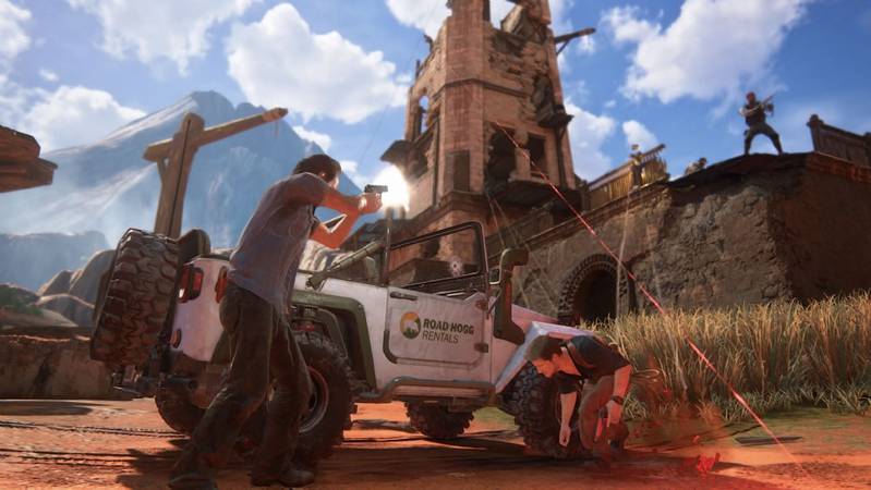 Uncharted 4 A Thiefs End - Uncharted 4: A Thief's End  Atores de Elena e  Sully finalizam captura de movimento - The Enemy