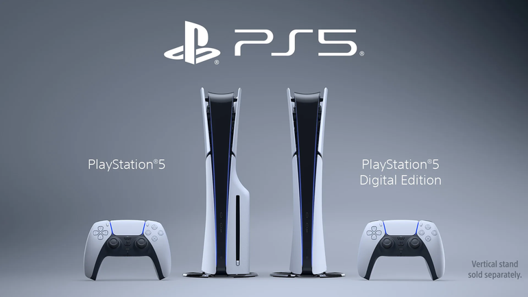 As duas edições do PS5.