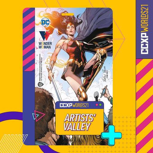 Credencial do Artists' Valley da CCXP Worlds 2021