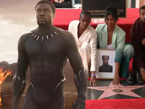 Chadwick Boseman recebe estrela na calçada da fama em cerimônia comovente