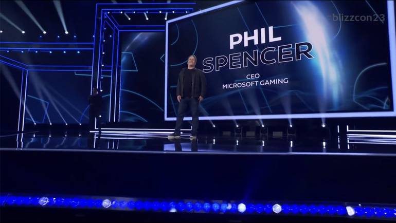 Phil Spencer na BlizzCon 2023